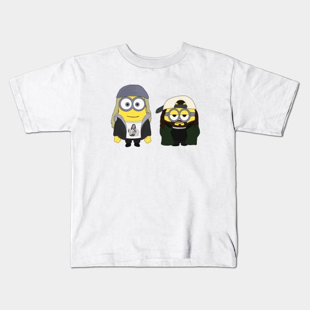 Jay and Silent Minion Kids T-Shirt by AndrewValdezVisuals